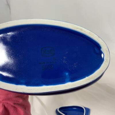 -143- VINTAGE | Hall | Cobalt Water Pitcher