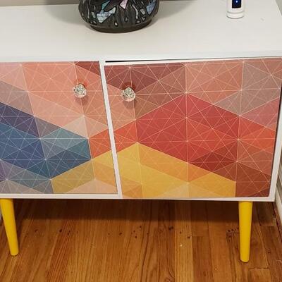 Small colorful cabinet