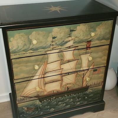 Painted ship cabinet