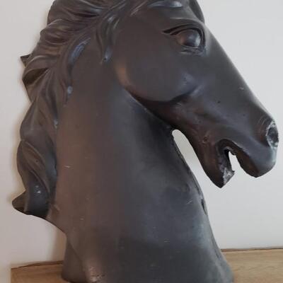 Restoration Hardware horse head large heavy
