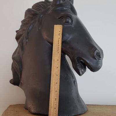 Restoration Hardware horse head large heavy