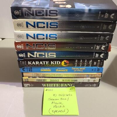 10 DVD, Season, & Movie Pack -Item #421