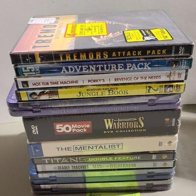 10 Sealed DVD, Season, & Movie Pack -Item #422