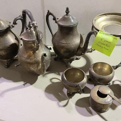 8 Piece Silver Plate Set -Item #430