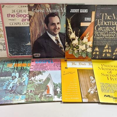 Lot of 20 Assorted Gospel Albums -Item #434