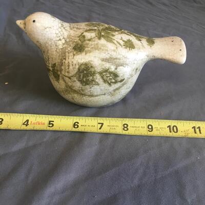 Ceramic floral Dove