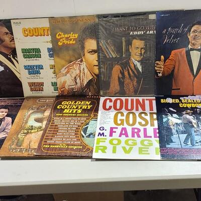 Lot of 22 Assorted Country Albums -Item #436
