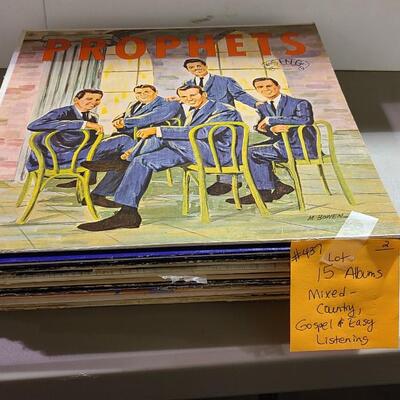 Lot of 15 Assorted Albums -Item #437