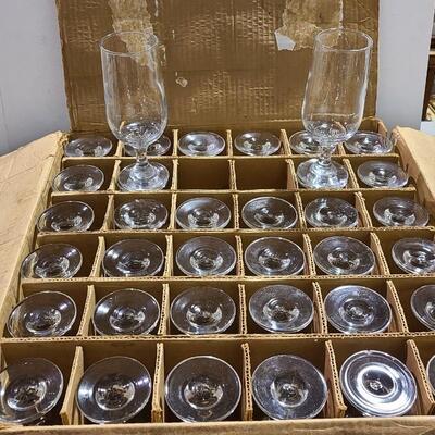 36 Libbey Embassy Beer Glasses -Item #438