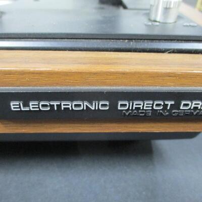 Dual  CS 704 Electronic Direct Drive Turntable With Cover - Comes in original box