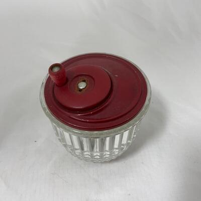 -158- VINTAGE | Rotary Handle | Whipper Jar | Eggs | Cream