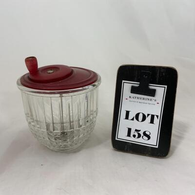 -158- VINTAGE | Rotary Handle | Whipper Jar | Eggs | Cream