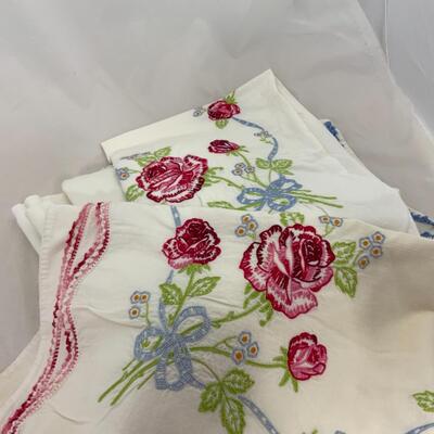 -163- VINTAGE | Linen Pillowcases | 17 total | Sets | Singles