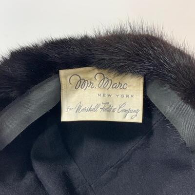 -167- VINTAGE | Fur Hat | Marshall Fields | Mr. Marc