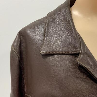 -170- VINTAGE | Genuine Deerskin Leather Jacket | Size 42 | Fringe