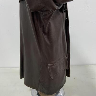 -170- VINTAGE | Genuine Deerskin Leather Jacket | Size 42 | Fringe