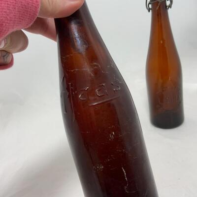 -176- VINTAGE | Wisconsin Soda Bottles | Ripon | West Bend | Fond du Lac