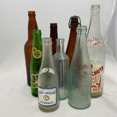 -176- VINTAGE | Wisconsin Soda Bottles | Ripon | West Bend | Fond du Lac