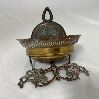 -183- ANTIQUE | Ceiling Clutch | Oil Lamp Hanger