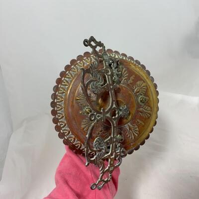 -183- ANTIQUE | Ceiling Clutch | Oil Lamp Hanger