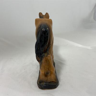 -184- VINTAGE | Metal Knife Rests | Chalkware Horse | Codfish Box