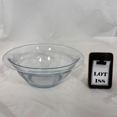 -188- VINTAGE | Fire King | Blue Sapphire Bowl | 10 inches