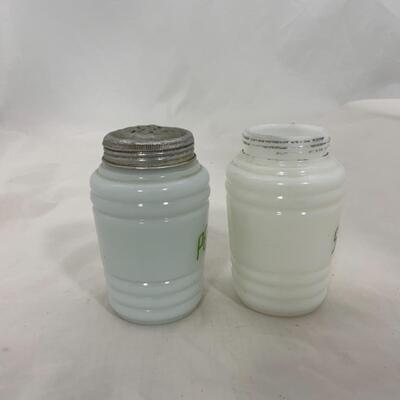 -192- VINTAGE | Ten Sets Salt and Pepper | Hazel Atlas | Nipper