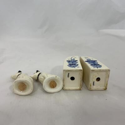 -192- VINTAGE | Ten Sets Salt and Pepper | Hazel Atlas | Nipper
