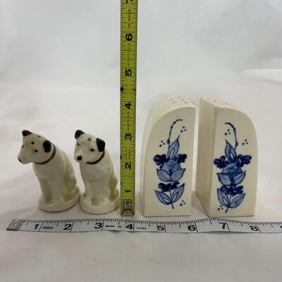 -192- VINTAGE | Ten Sets Salt and Pepper | Hazel Atlas | Nipper