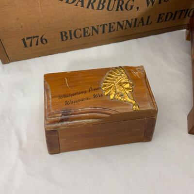 -194- VINTAGE | Wood Storage Boxes | Stone Mill Winery Sign