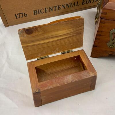 -194- VINTAGE | Wood Storage Boxes | Stone Mill Winery Sign