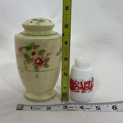-195- VINTAGE | Large Lot of Shakers | Ceramic | Lidless Glass