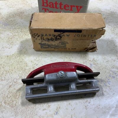 -199- VINTAGE | Eclectic Mix of Tools | Stanley | Hand Saw Jointer 