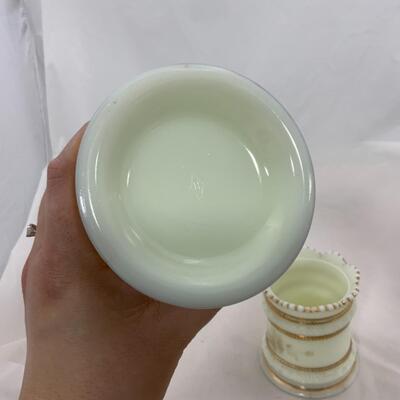 -203- ANTIQUE | Heisey | Custard Glass Spooners