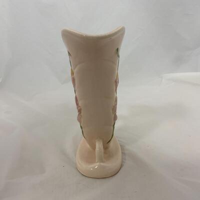 -210- VINTAGE | 1940s | HULL | Magnolia Cornucopia Vase