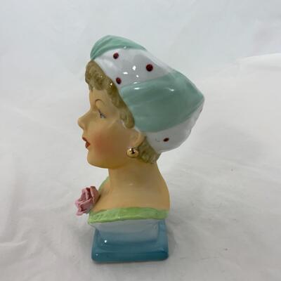 -214- VINTAGE | Beautiful Head Vase | Turban 