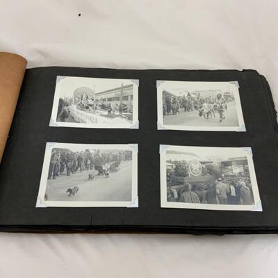 -228- VINTAGE | Leather Alaska Photo Book | Post Cards | Dreger Ashtray