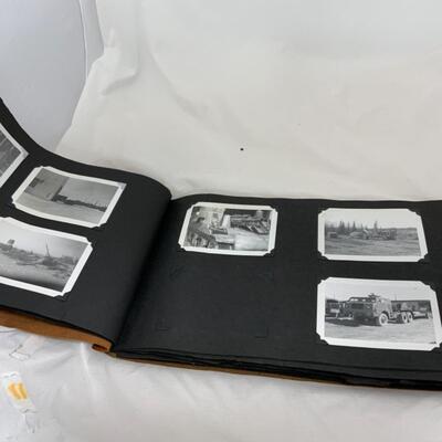 -228- VINTAGE | Leather Alaska Photo Book | Post Cards | Dreger Ashtray