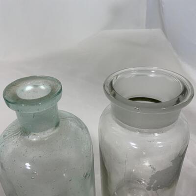 -233- VINTAGE | Three Apothecary Style Jars 