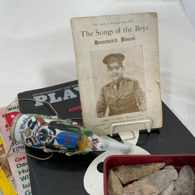 -236- Eclectic Masculine Lot | Military | Arrow Heads | Playboy