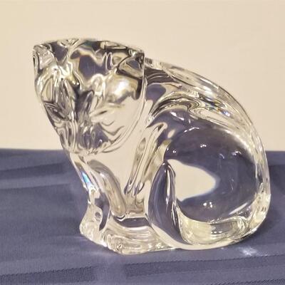 Lot #49  WATERFORD Cat Figurine