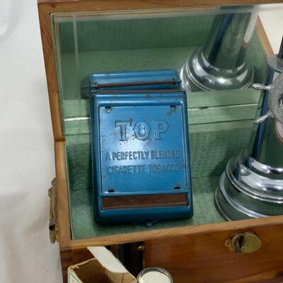 -237- VINTAGE | Tobacciana Lot | Lighters | Marbles Pocket Match Box