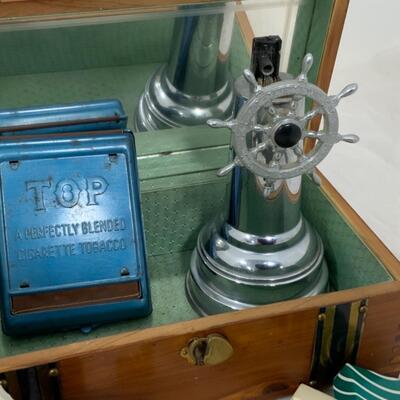 -237- VINTAGE | Tobacciana Lot | Lighters | Marbles Pocket Match Box