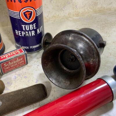 -238- VINTAGE | Tire Repair & Biking Lot