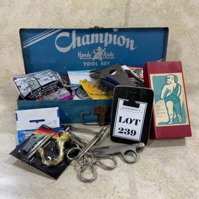 -239- VINTAGE | Exciting Menagerie of Tools | Champâ€™s Golden Tool