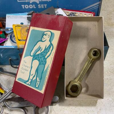 -239- VINTAGE | Exciting Menagerie of Tools | Champâ€™s Golden Tool