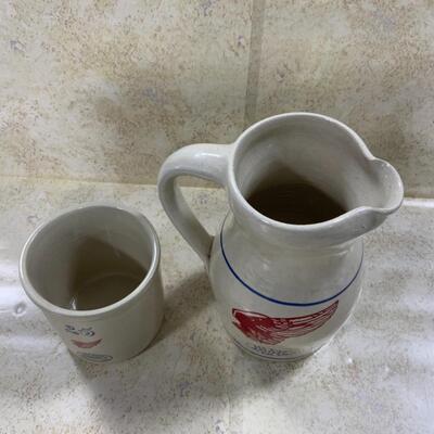 -241- Modern Red Wing Pottery Pieces | Crock | Pitcher