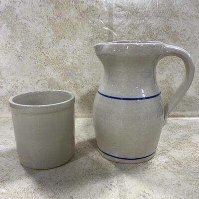-241- Modern Red Wing Pottery Pieces | Crock | Pitcher