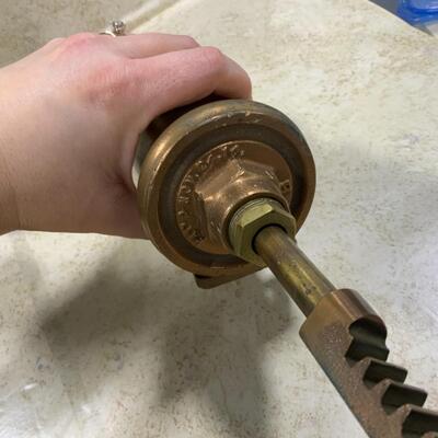 -243- ANTIQUE | 1912 Aermore Exhaust Whistle | Steam Whistle | Washing Machine Drive Pump