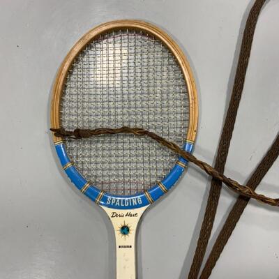-246- VINTAGE | Tennis Racquet | Rug Beater | Whip | Cane